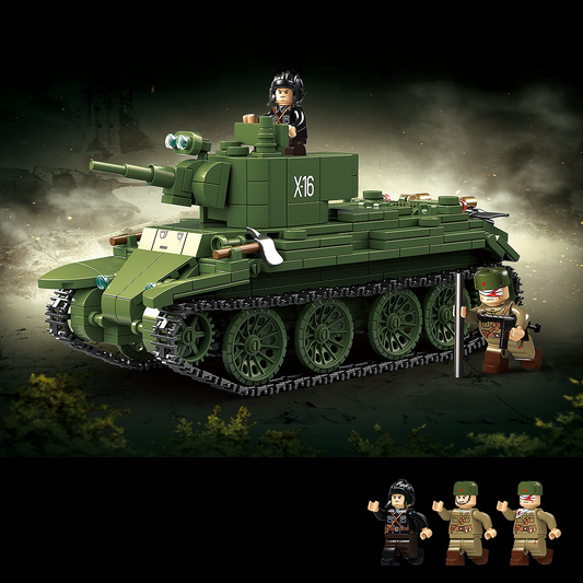 WW2 Soviet BT-7 Calvary Tank (Green Camo Scheme)1