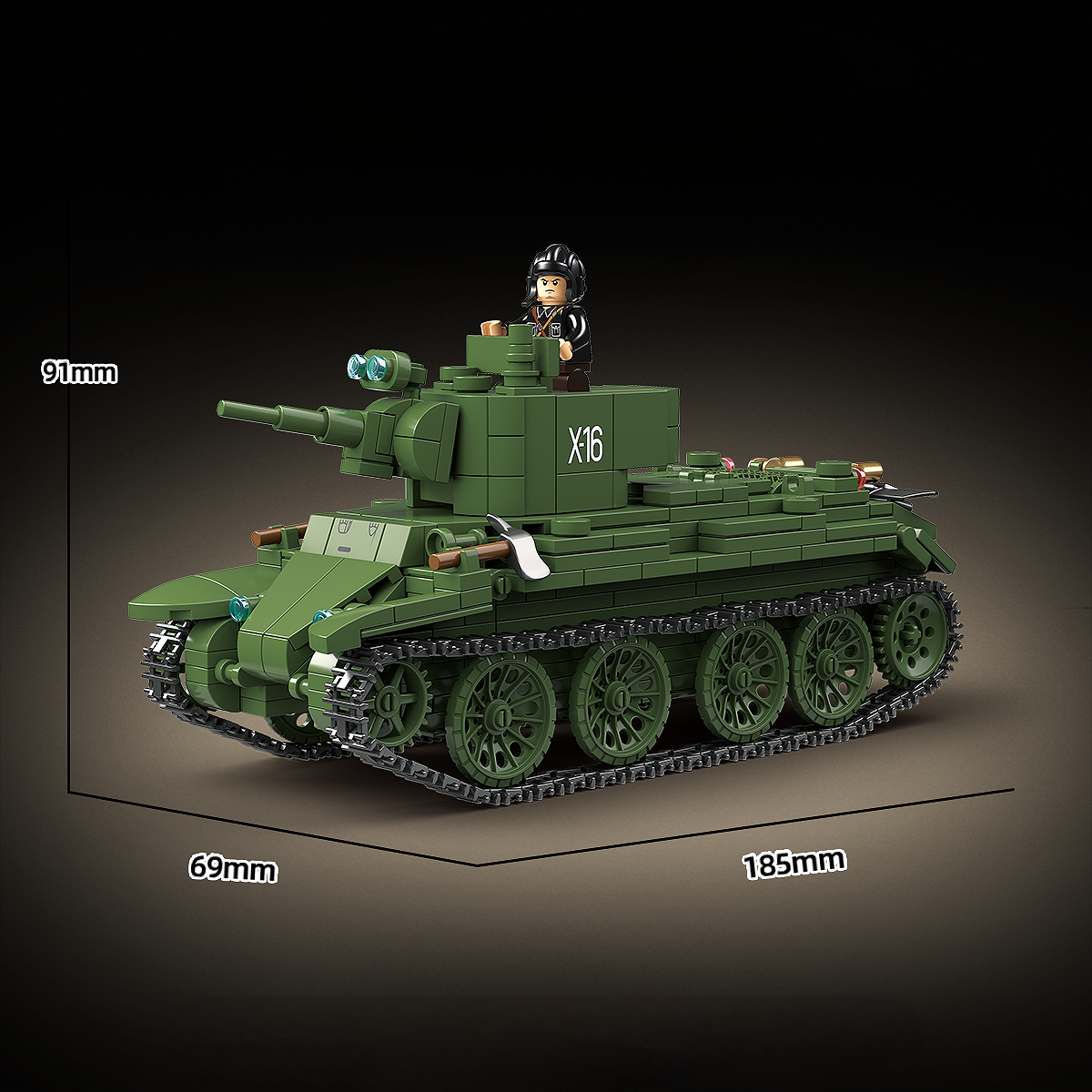 WW2 Soviet BT-7 Calvary Tank (Green Camo Scheme)2