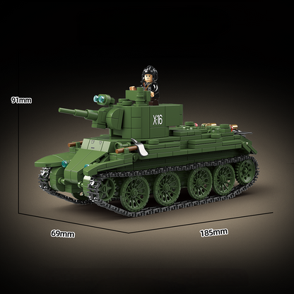 WW2 Soviet BT-7 Calvary Tank (Green Camo Scheme)2