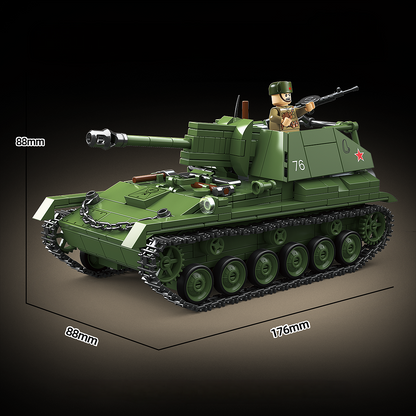 WW2 Soviet SU-76M Self Propelled Gun (SPG)2