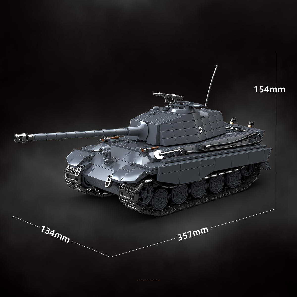WW2 German Army Pz.Kpfw Ausf.B "King Tiger" Late War5
