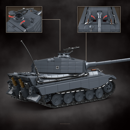 WW2 German Army Pz.Kpfw Ausf.B "King Tiger" Late War2