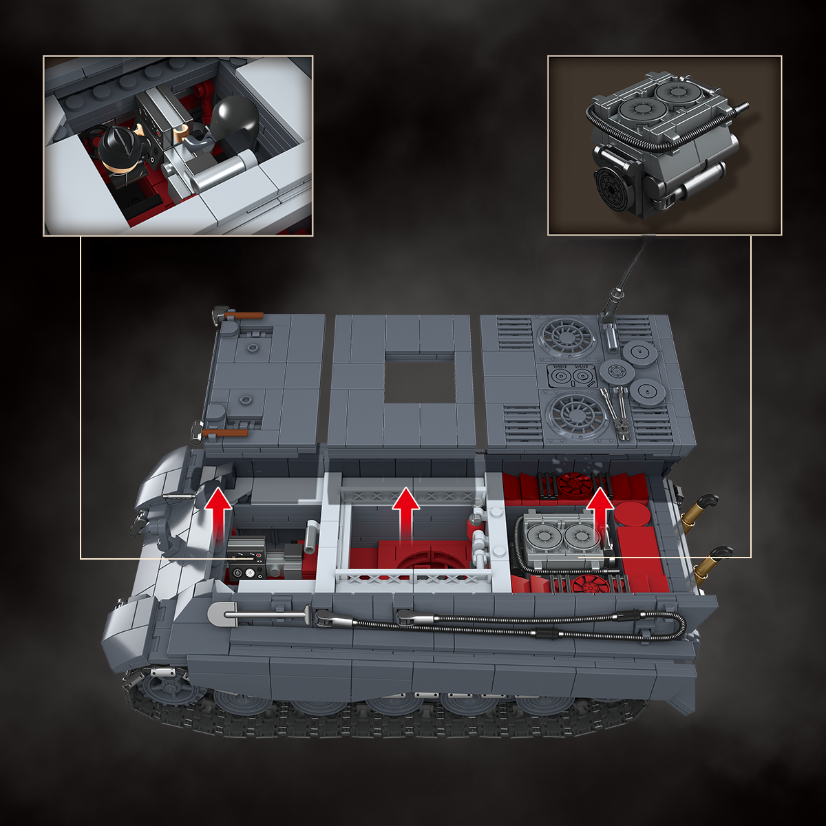 WW2 German Army Pz.Kpfw Ausf.B "King Tiger" Late War6
