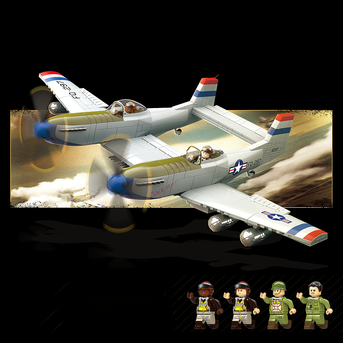 WW2/Korean War USAF F-82E Twin Escort Fighter1