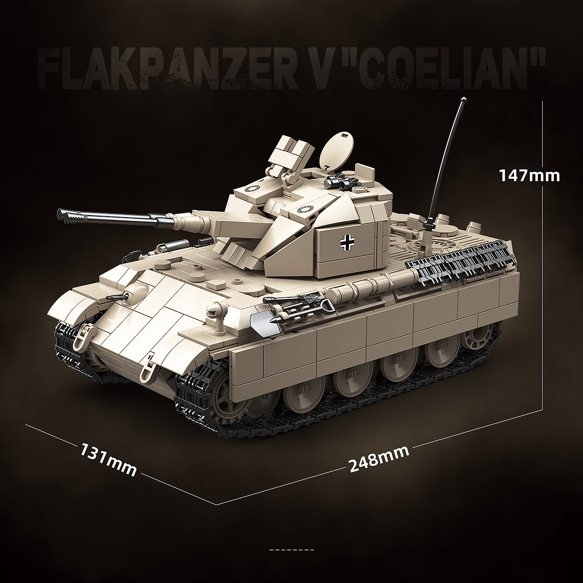 WW2 German Army Flakpanzer V "COELIAN"2