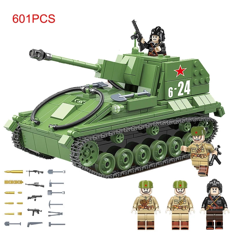 WW2 Soviet SU-76 SPG2