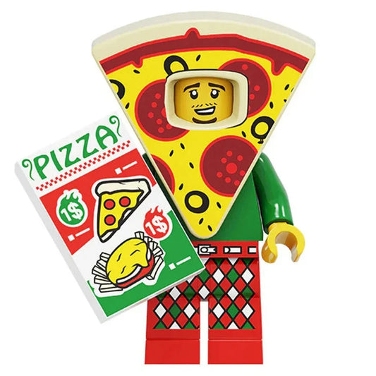 Pizza Costume Guy Custom Minifigure1