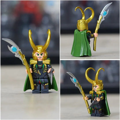 Loki (Avengers) Custom Marvel Superhero Minifigure2
