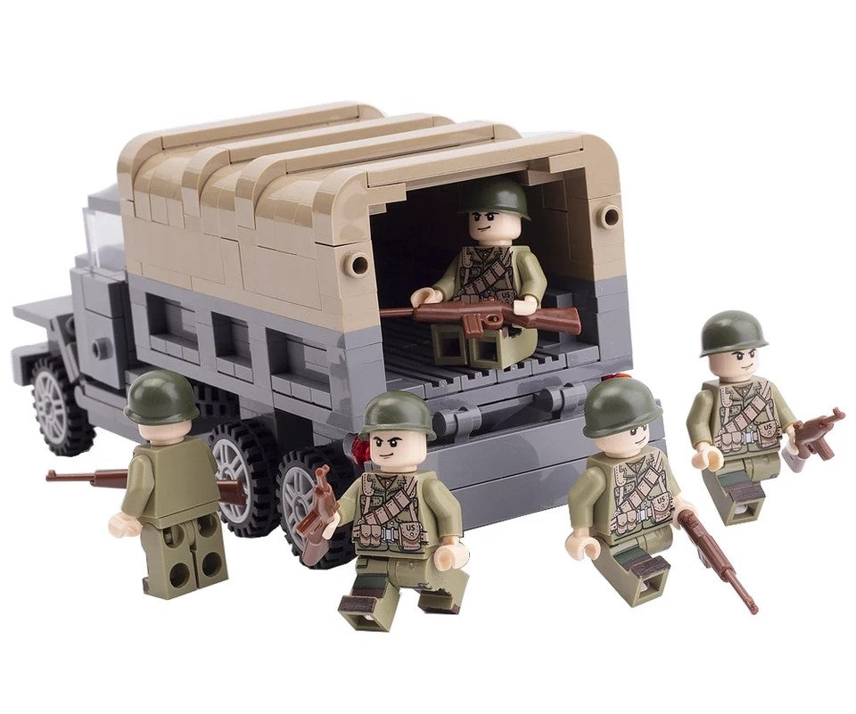 WW2 US Army "Jimmy" Truck and Infantry x82