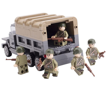 WW2 US Army "Jimmy" Truck and Infantry x82