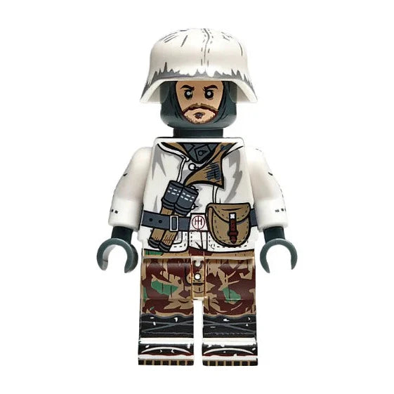 Commando From German military snow Soldier Custom Minifigure1