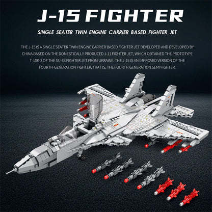 J-15 Flying Shark Fighter Jet Building Set2