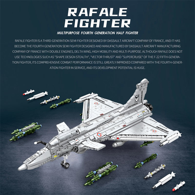 Dassault Rafale Fighter Jet Building Set2