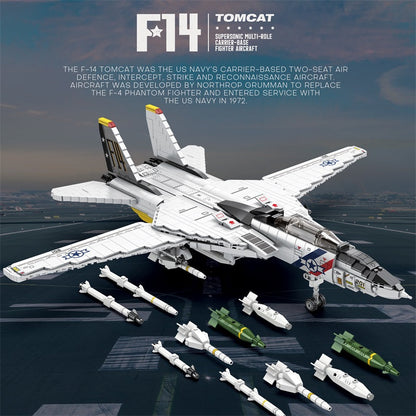 F-14 Tomcat Fighter Jet Building Set2