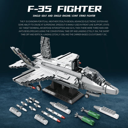 F-35 Lightning II Fighter Jet Building Set5