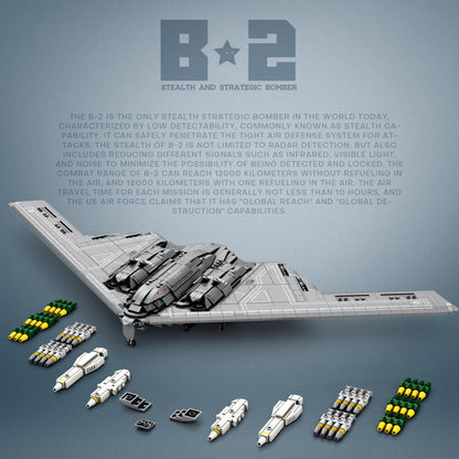 B-2 Spirit Stealth Bomber Aircraft Building Set2