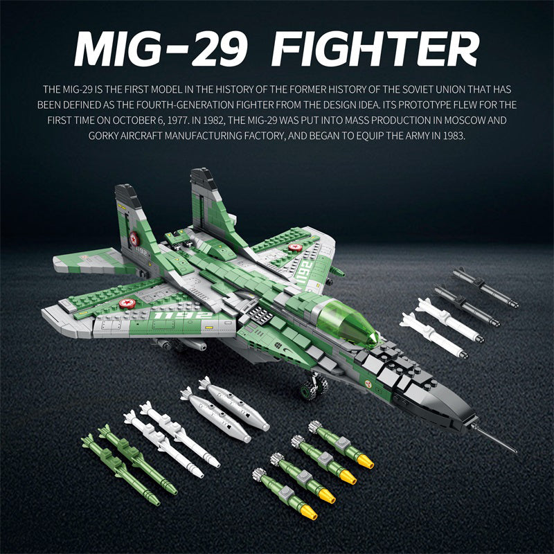 Russian MiG-29 Fighter Jet Building Set2