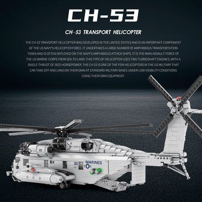 Sikorsky CH-53 Sea Stallion Helicopter Building Set6
