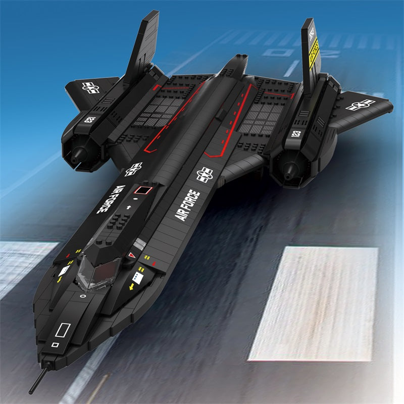 SR-71 Blackbird Reconnaissance Aircraft Building Set2