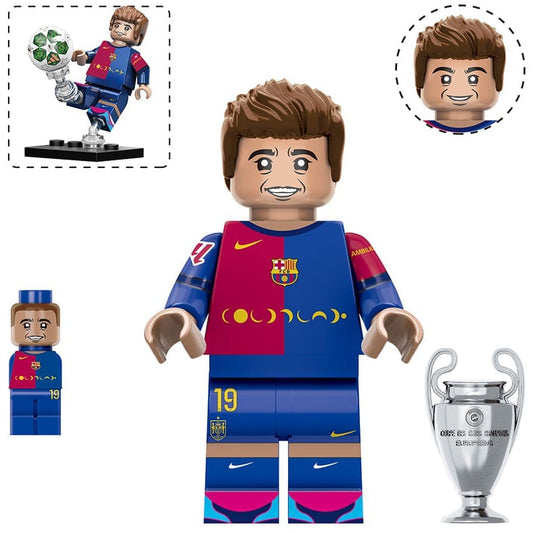 Lamine Yamal (Barcelona) Custom Football Player Minifigure1