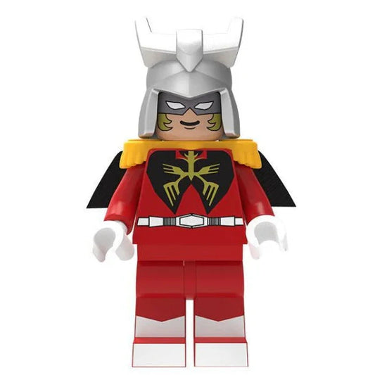 Char Aznable Gundam Custom Anime Minifigure1
