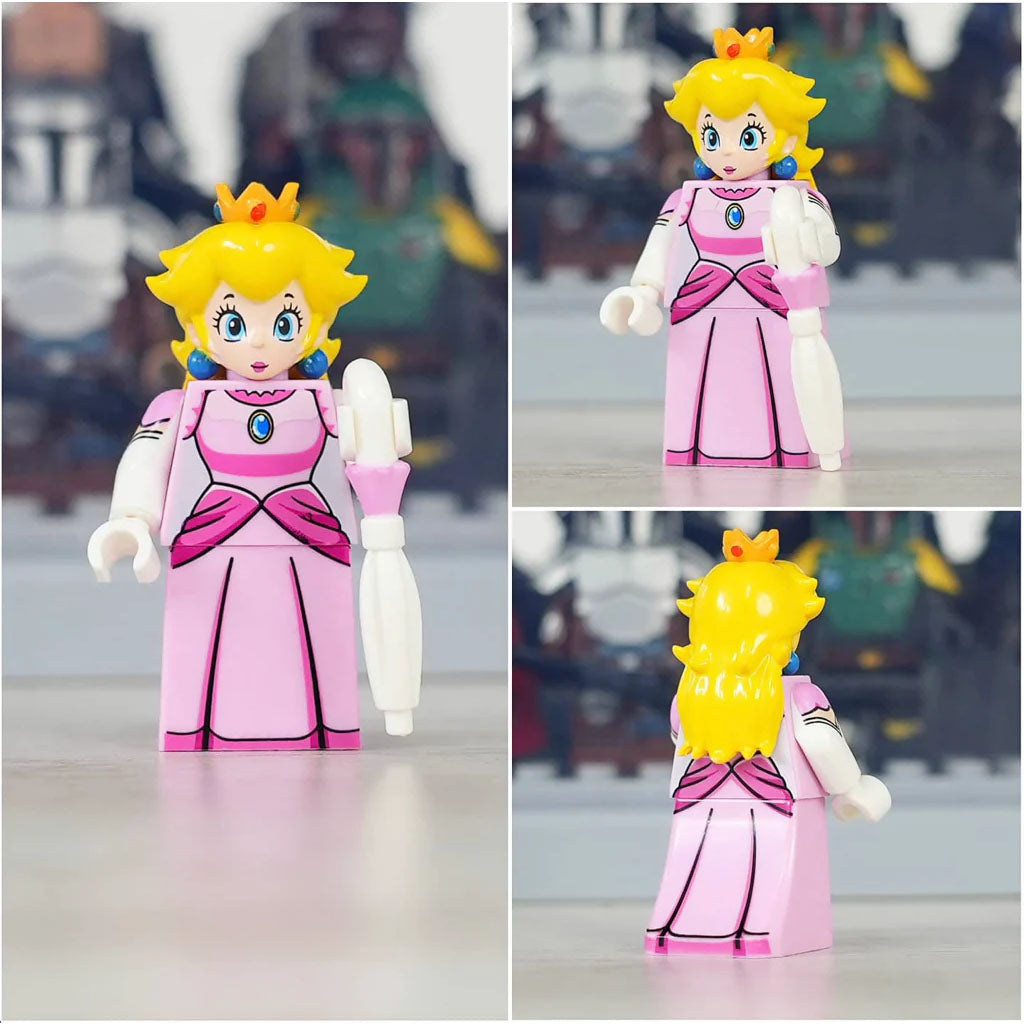 Princess Peach from Super Mario Custom Minifigure2
