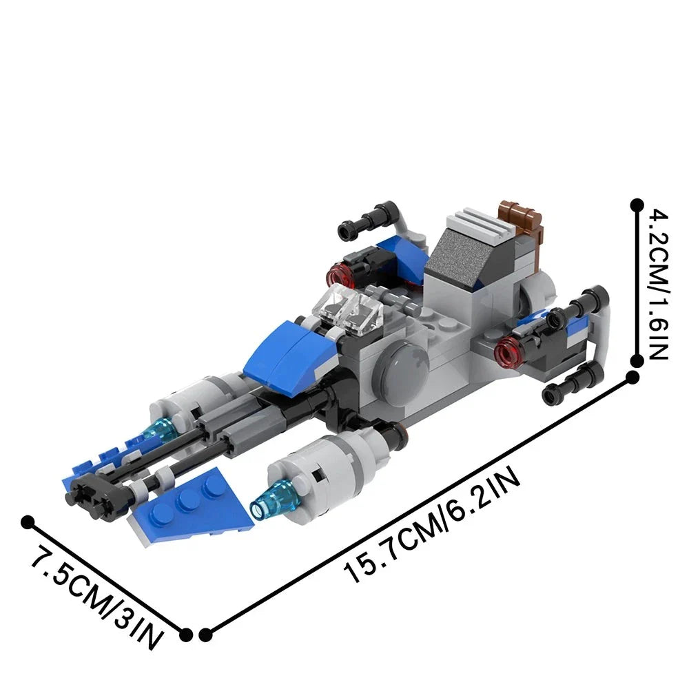 Boba Fett Speeder Bike Custom Star Wars MOC2