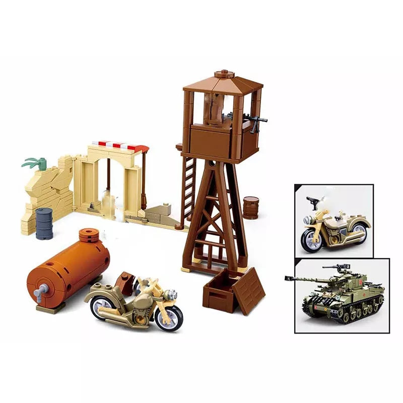 WW2 British Sherman Firefly Tank "8th Armoured Brigade"3