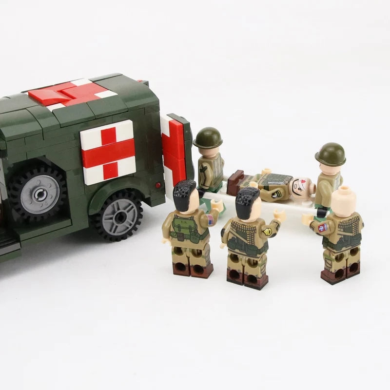 WW2 US Army Military Medic Team4