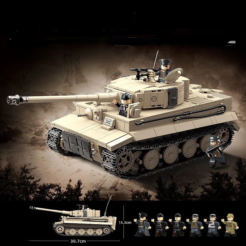 WW2 German Panzerkampfwagen Tiger Ausf.E (Sd.Kfz.181) Late Production Model1