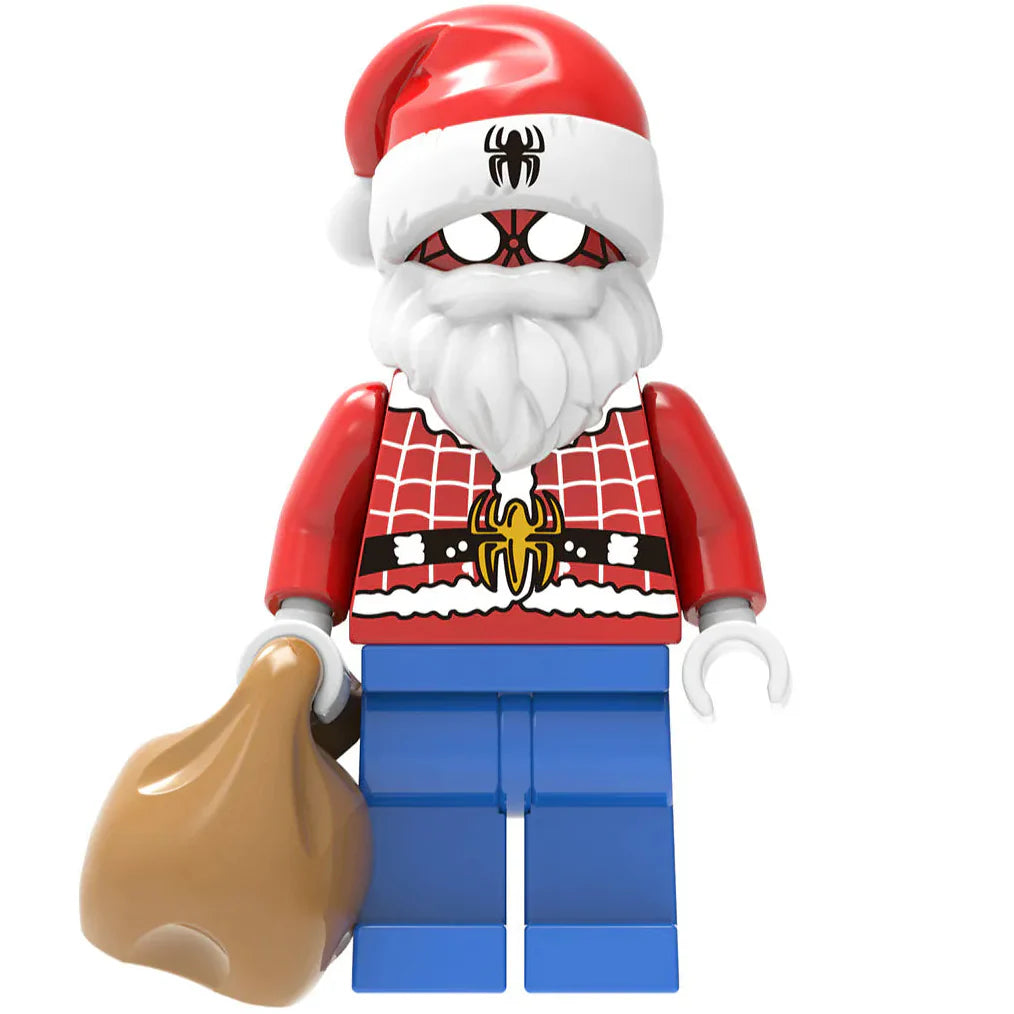 Spider Man Santa Custom Marvel Christmas Superhero Minifigure1