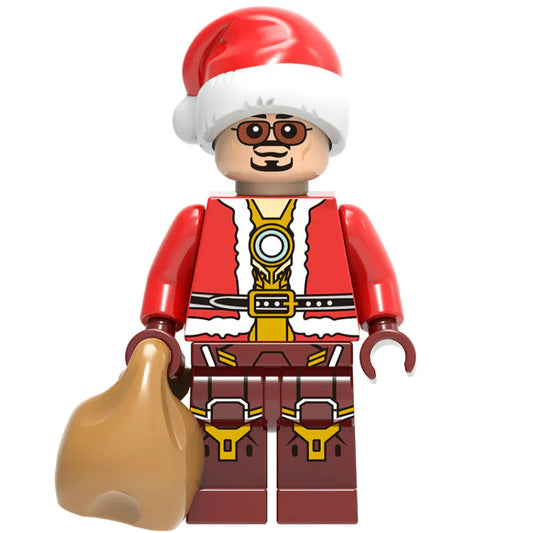 Iron Man Santa Custom Marvel Christmas Superhero Minifigure1