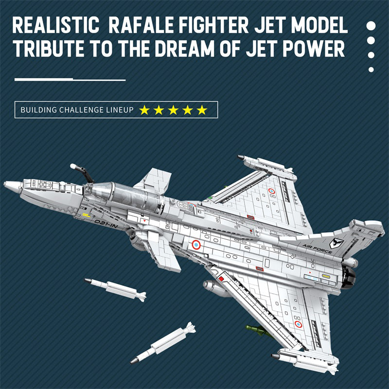 Dassault Rafale Fighter Jet Building Set3