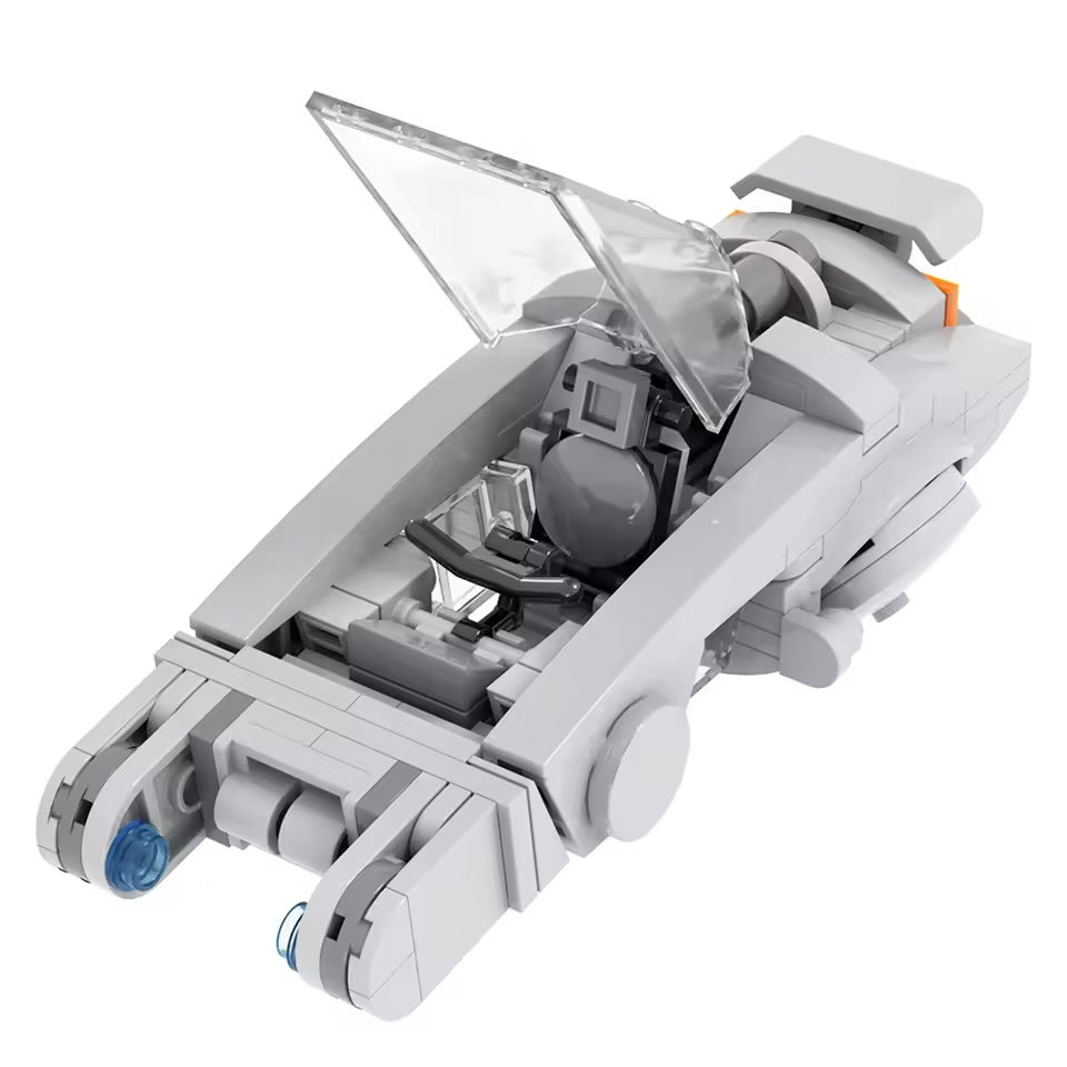 Cyberpunk Hovercar Custom Car MOC4