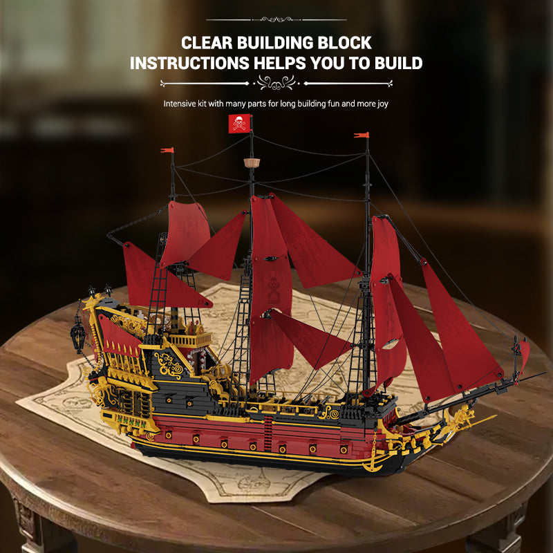 Revenge Sailing Ship Building Set4