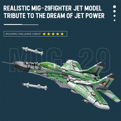 Russian MiG-29 Fighter Jet Building Set3