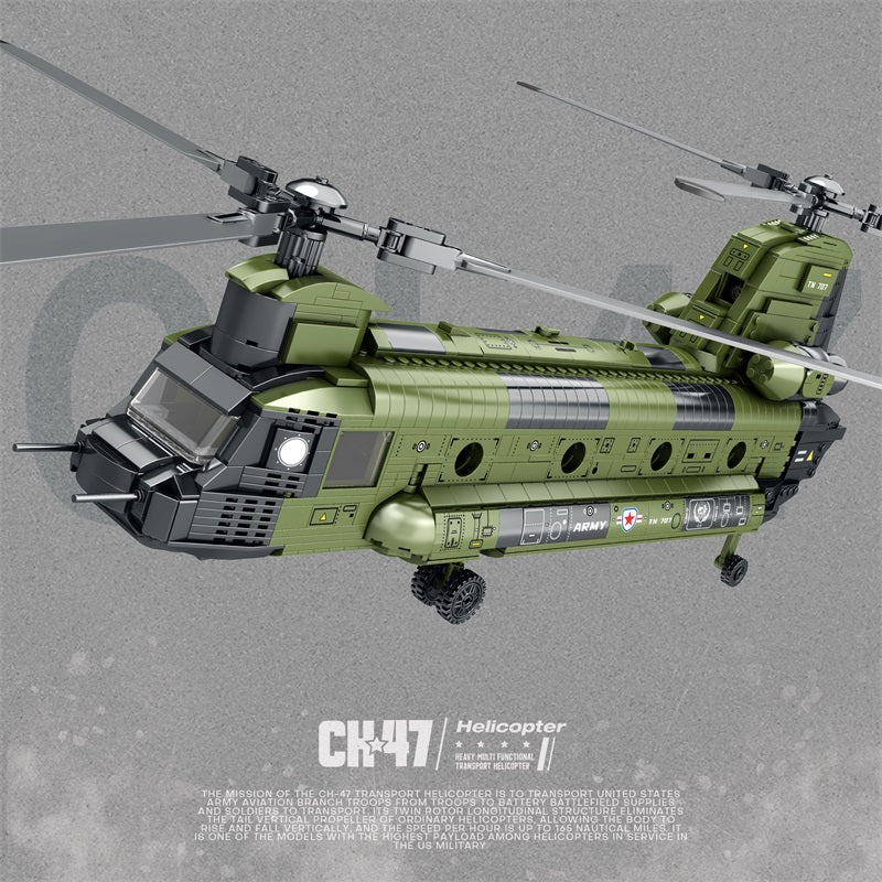 CH-47 Chinook Helicopter Building Set3