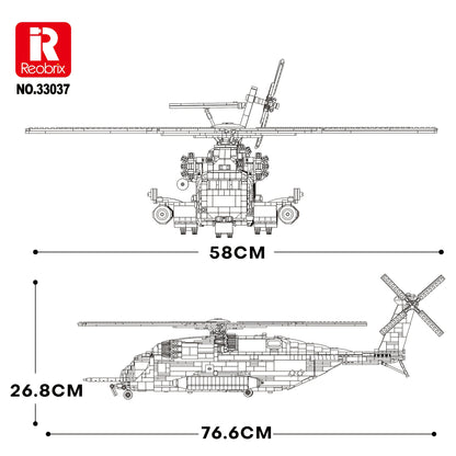 Sikorsky CH-53 Sea Stallion Helicopter Building Set7