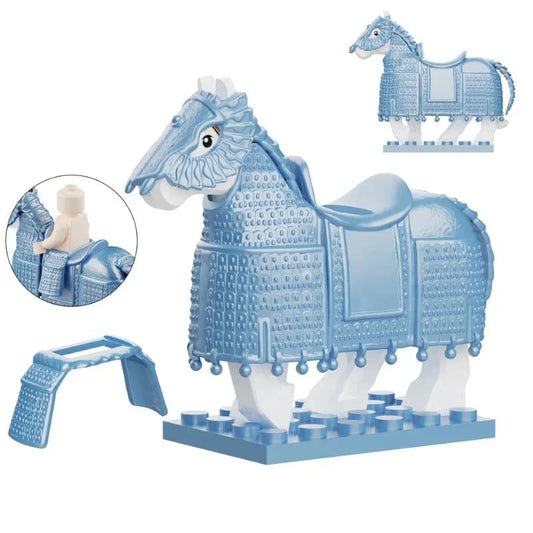 Medieval Tiefutu Armoured Warhorse Custom Minifigure1