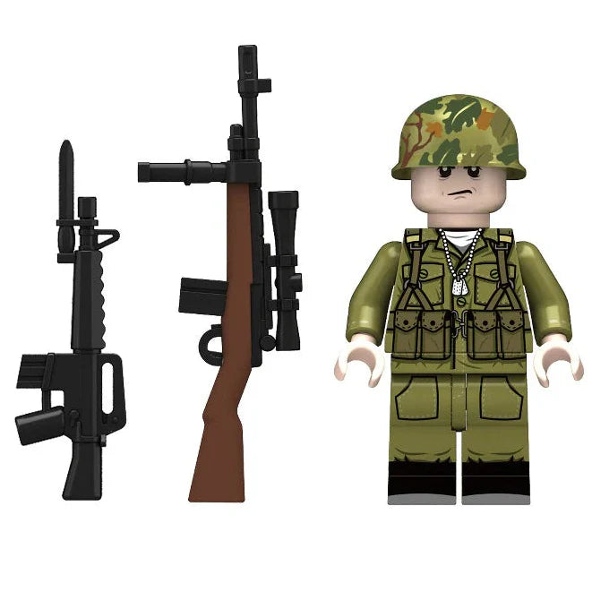 Vietnam Grunt From Vietnamese infantry Custom Minifigure1