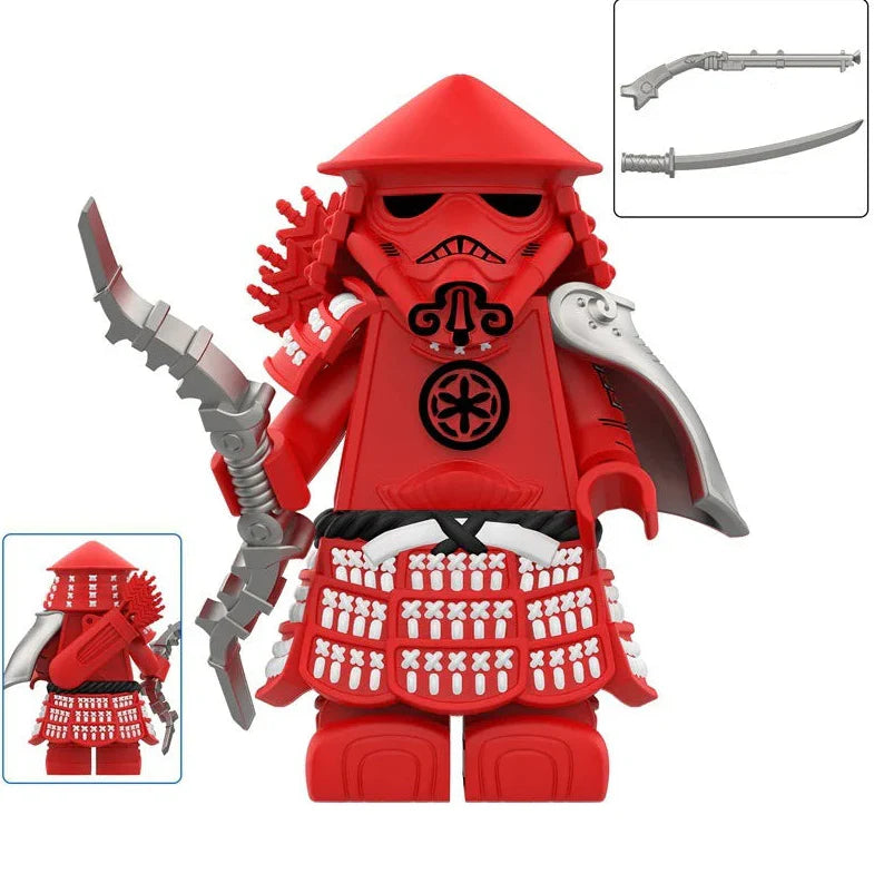Red Samurai Stormtrooper custom Star Wars Minifigure1