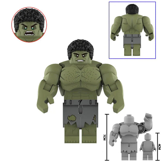 Hulk (Avengers) Custom Marvel Superhero Large Minifigure1