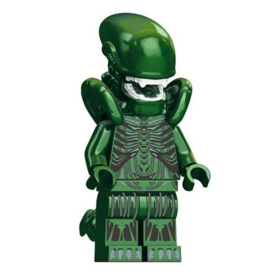 Aliens Green Xenomorph Custom Horror Minifigure1