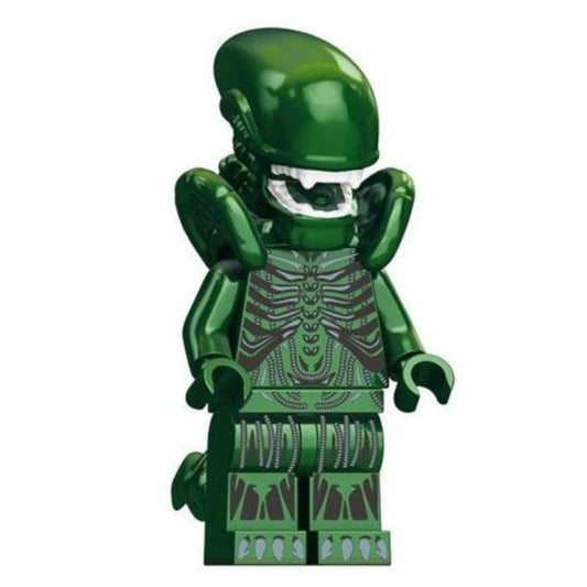 Aliens Green Xenomorph Custom Horror Minifigure1