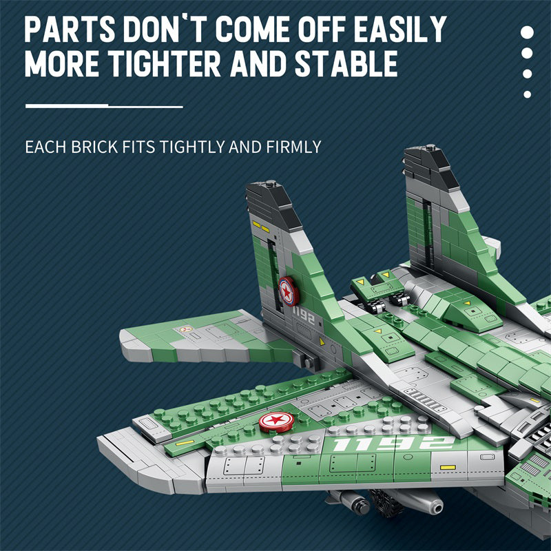 Russian MiG-29 Fighter Jet Building Set4