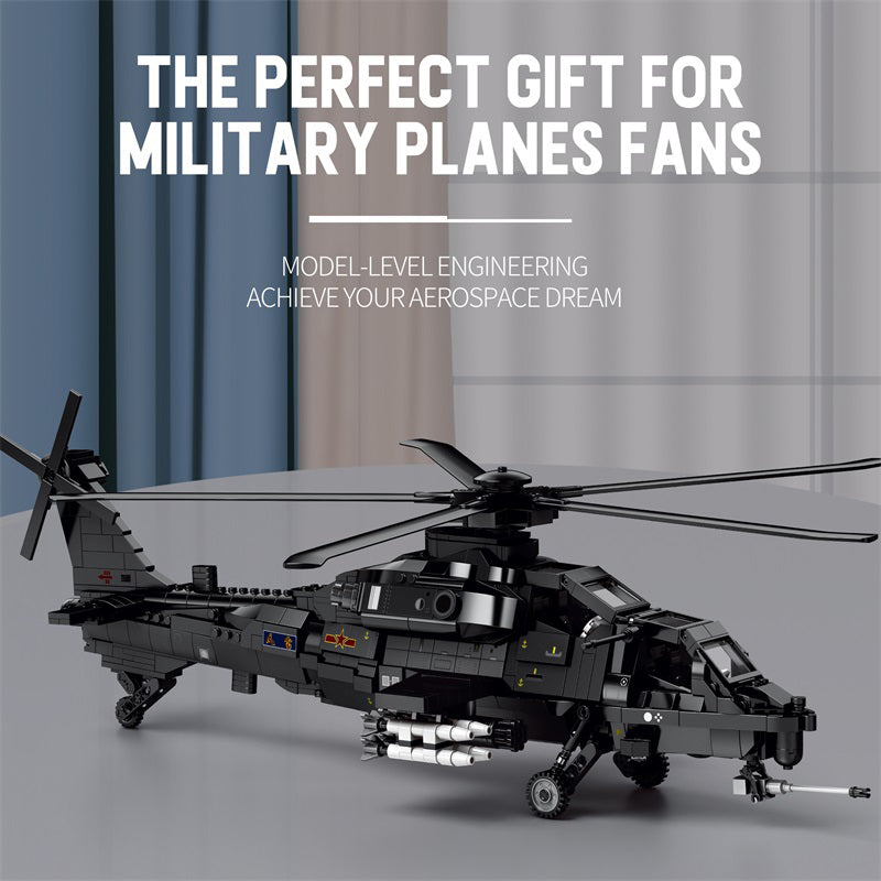 Changhe WZ-10 Attack Helicopter Building Set3