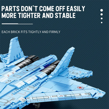 Sukhoi Su-57 Stealth Fighter Jet Building Set3
