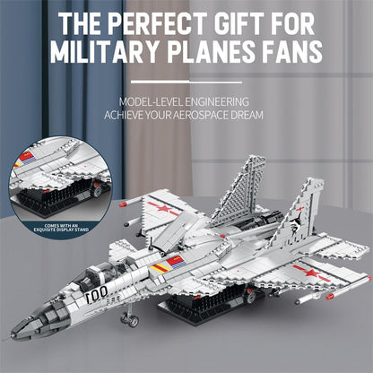 J-15 Flying Shark Max Fighter Jet Building Set4