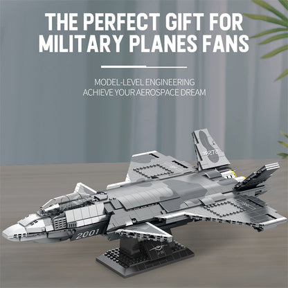 J-20 Mighty Dragon Fighter Jet Building Set4