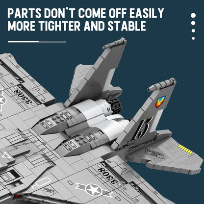 F-15E Strike Eagle Fighter Jet Building Set4